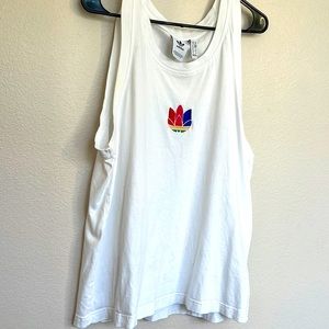 White Adidas Tank